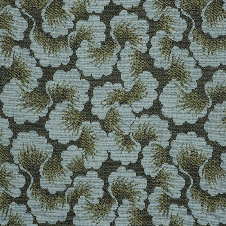Greenhouse Fabrics S7765 Deep Sea green upholstery fabric swatch