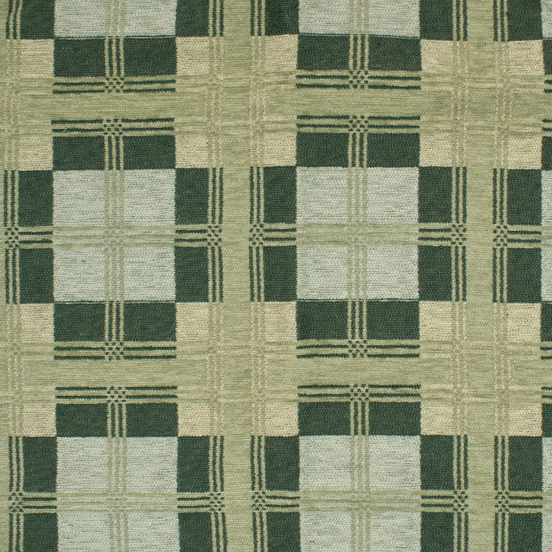 Greenhouse Fabrics S7767 Meadow green upholstery fabric swatch