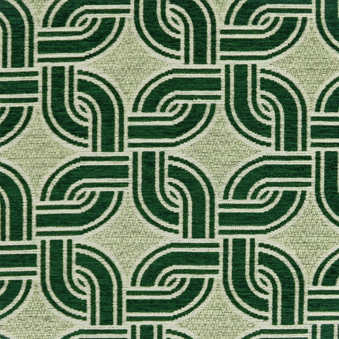 Greenhouse Fabrics S7769 Clover white upholstery fabric swatch