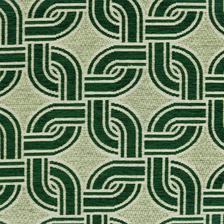 Greenhouse Fabrics S7769 Clover white upholstery fabric swatch