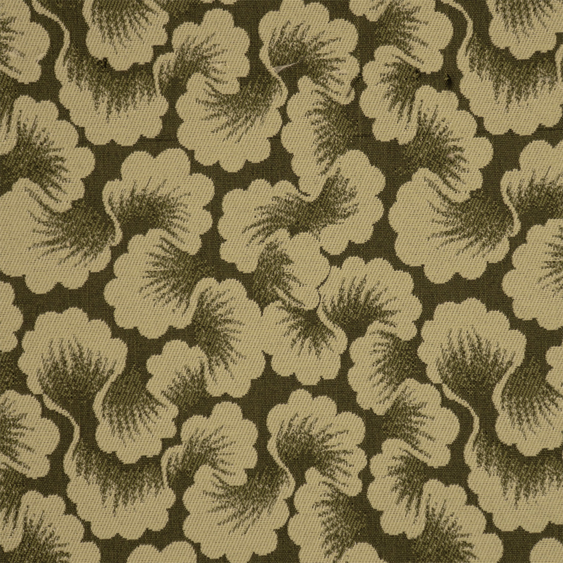 Greenhouse Fabrics S7787 Olive green upholstery fabric swatch