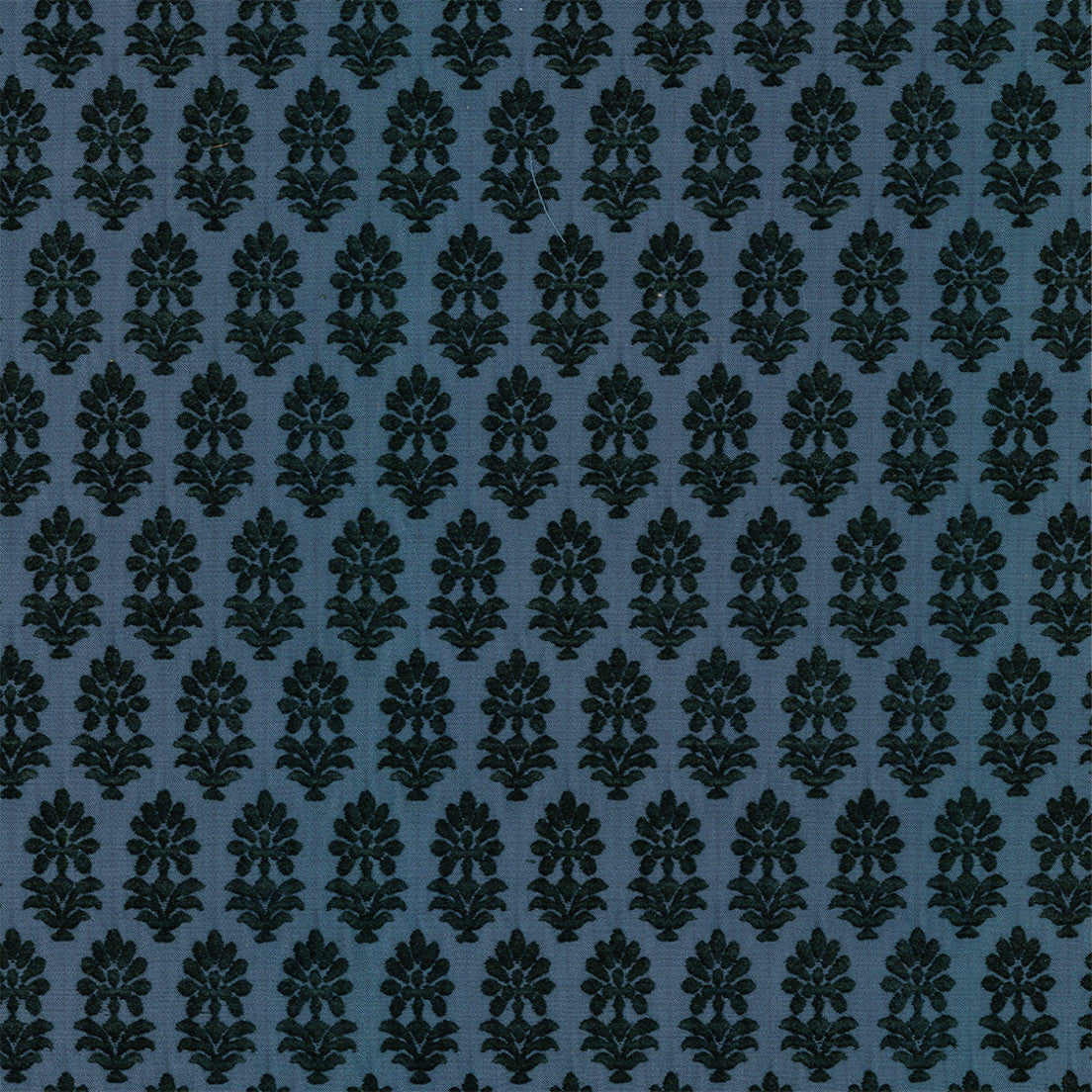Greenhouse Fabrics S7825 Azul blue upholstery fabric swatch
