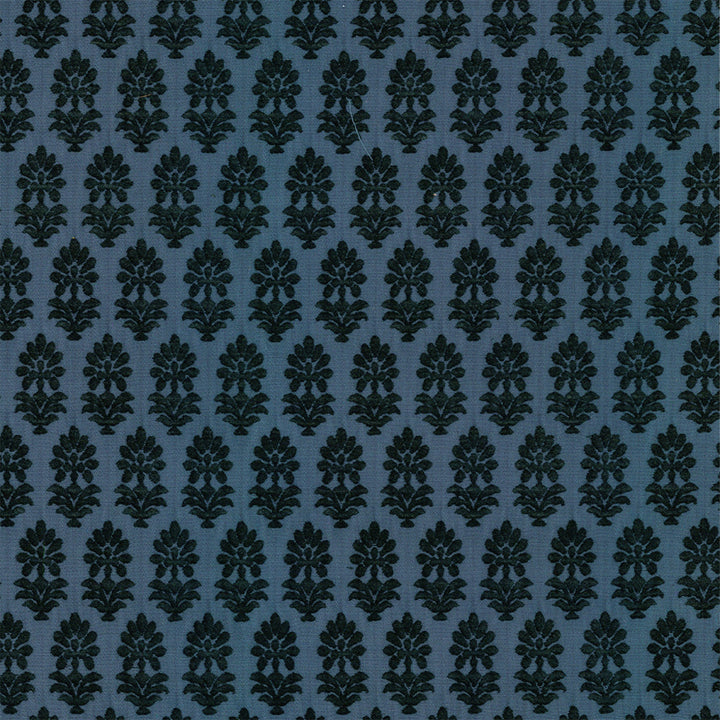 Greenhouse Fabrics S7825 Azul blue upholstery fabric swatch