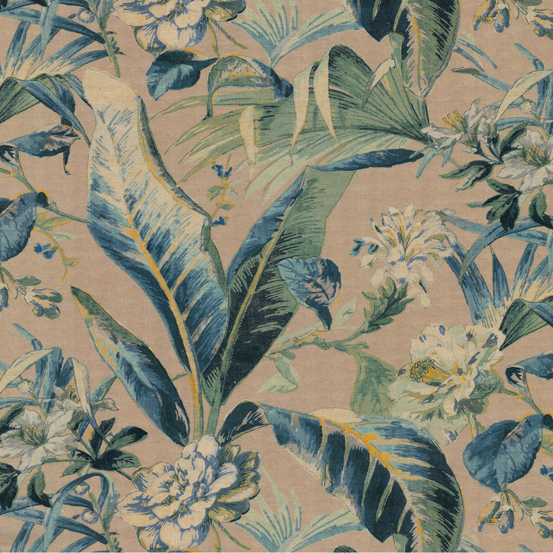 Greenhouse Fabrics S7826 Shoreline green multipurpose fabric swatch