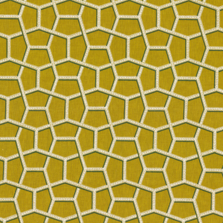 Greenhouse Fabrics S7833 Kiwi neutral upholstery fabric swatch