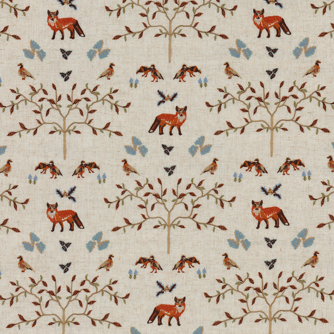Greenhouse Fabrics S7862 Redwood orange upholstery fabric swatch