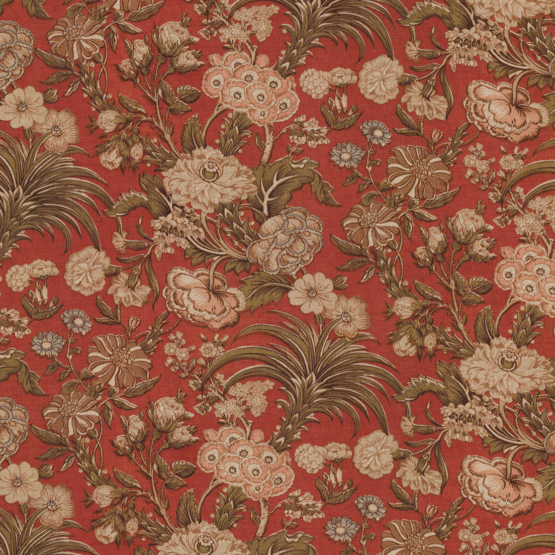 Greenhouse Fabrics S7871 Spice red multipurpose fabric swatch