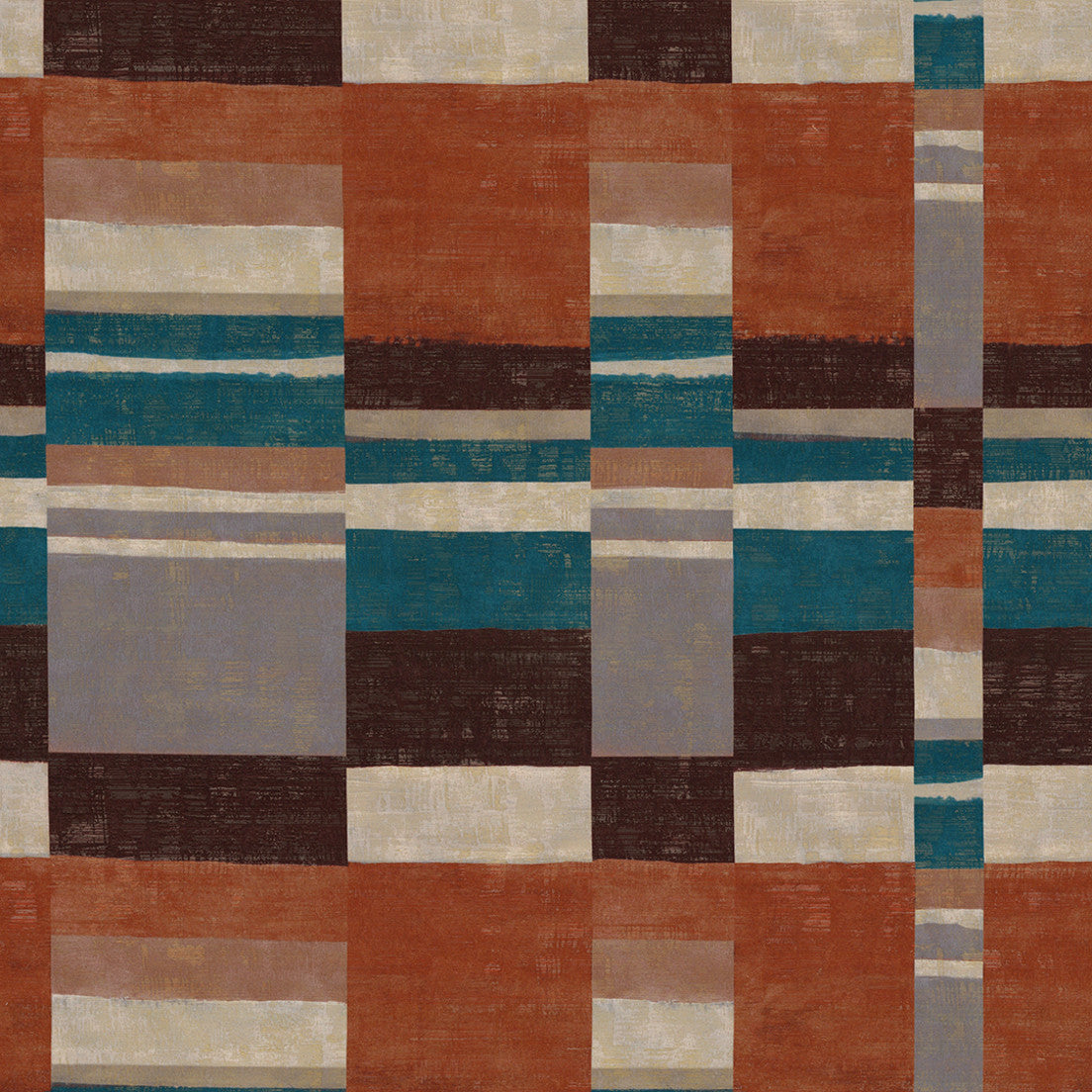 Greenhouse Fabrics S7875 Vineyard orange prints fabric swatch