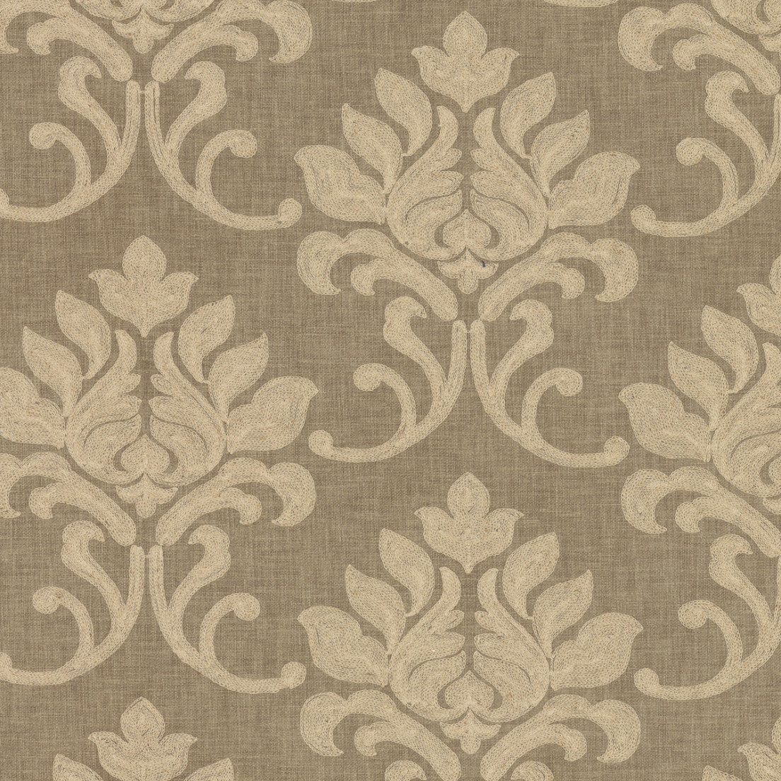Greenhouse Fabrics S7892 Buttermilk neutral window fabric swatch