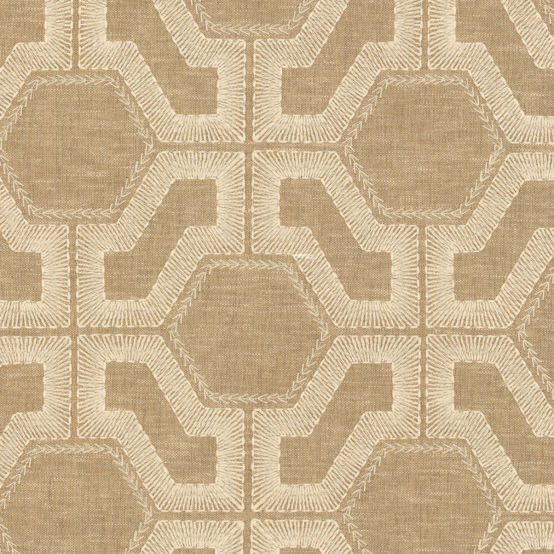 Greenhouse Fabrics S7896 Linen neutral window fabric swatch