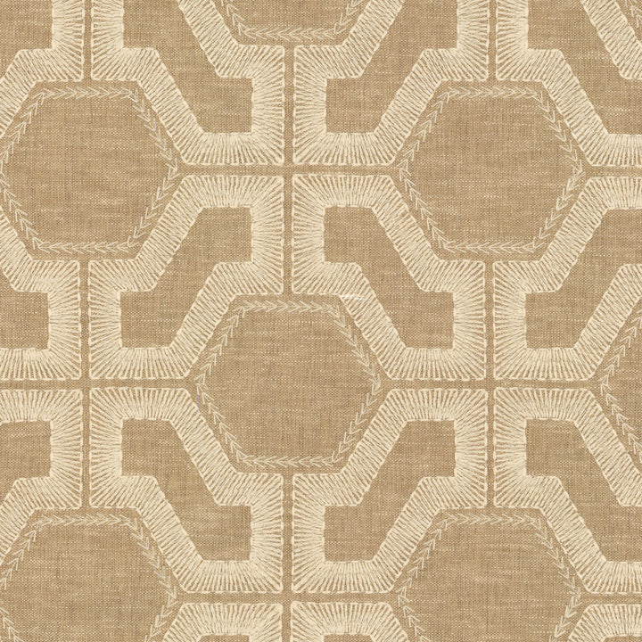 Greenhouse Fabrics S7896 Linen neutral window fabric swatch