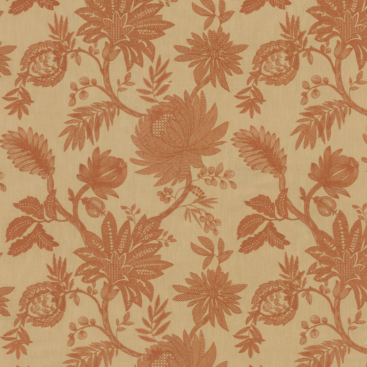 Greenhouse Fabrics S7898 Rust orange window fabric swatch