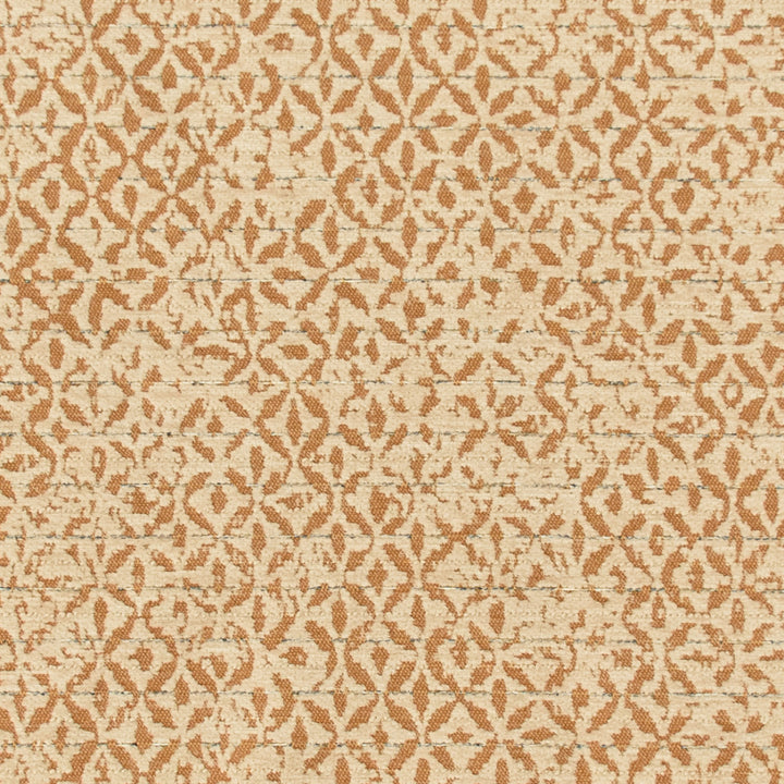Greenhouse Fabrics S7941 Goldenrod orange upholstery fabric swatch