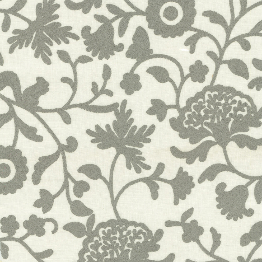 Greenhouse Fabrics S7965 Cadet white window fabric swatch
