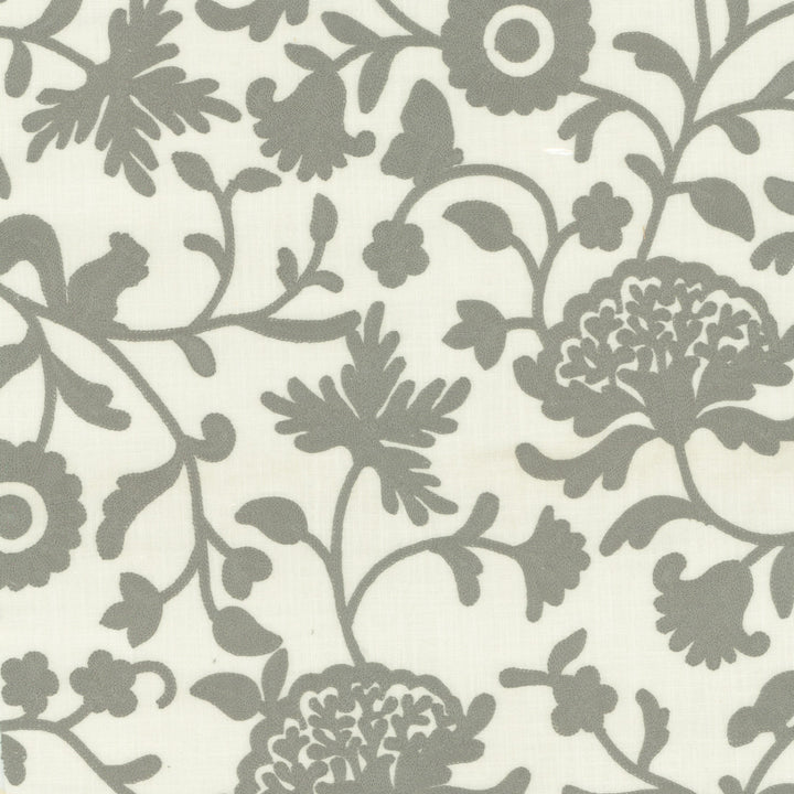 Greenhouse Fabrics S7965 Cadet white window fabric swatch