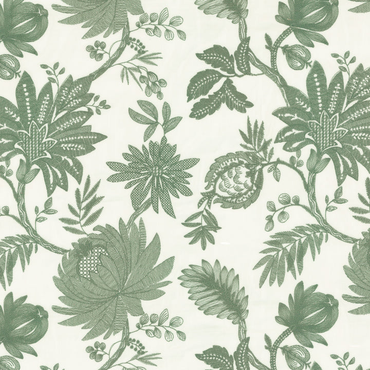 Greenhouse Fabrics S7967 Resort white window fabric swatch