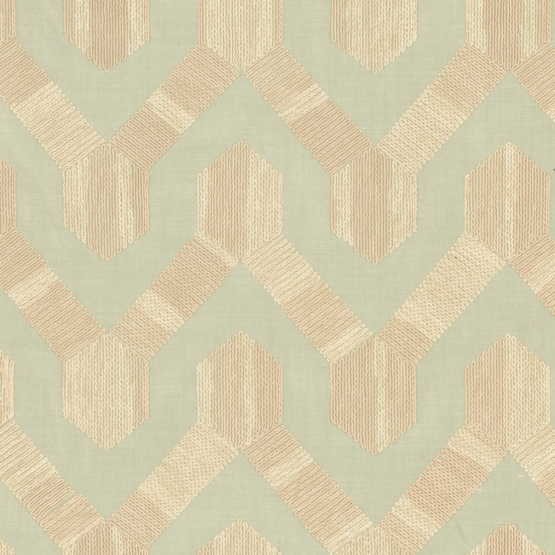 Greenhouse Fabrics S7968 Sky teal window fabric swatch