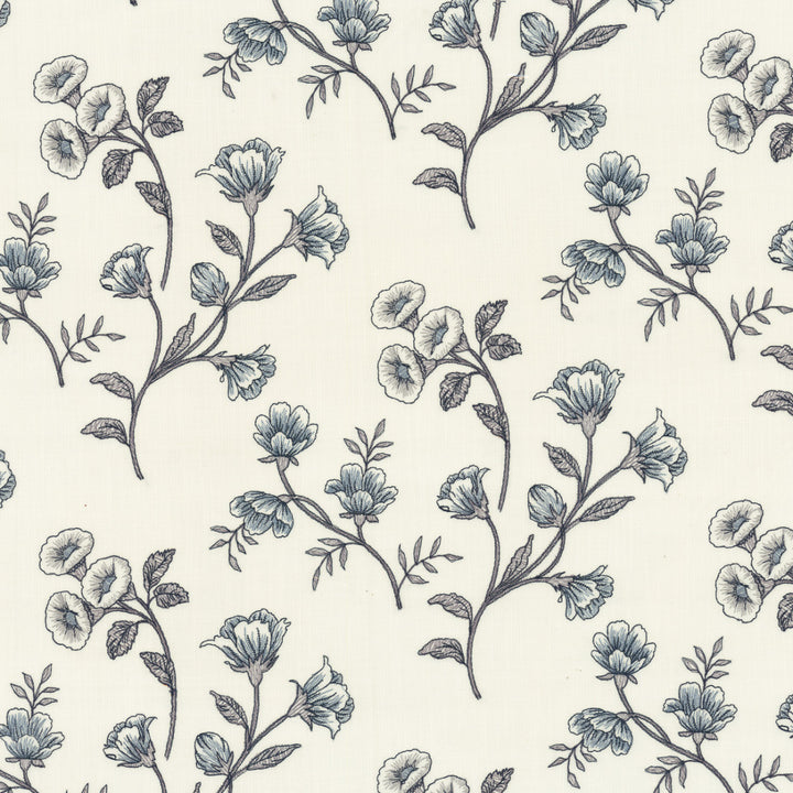 Greenhouse Fabrics S7973 Coastline white window fabric swatch