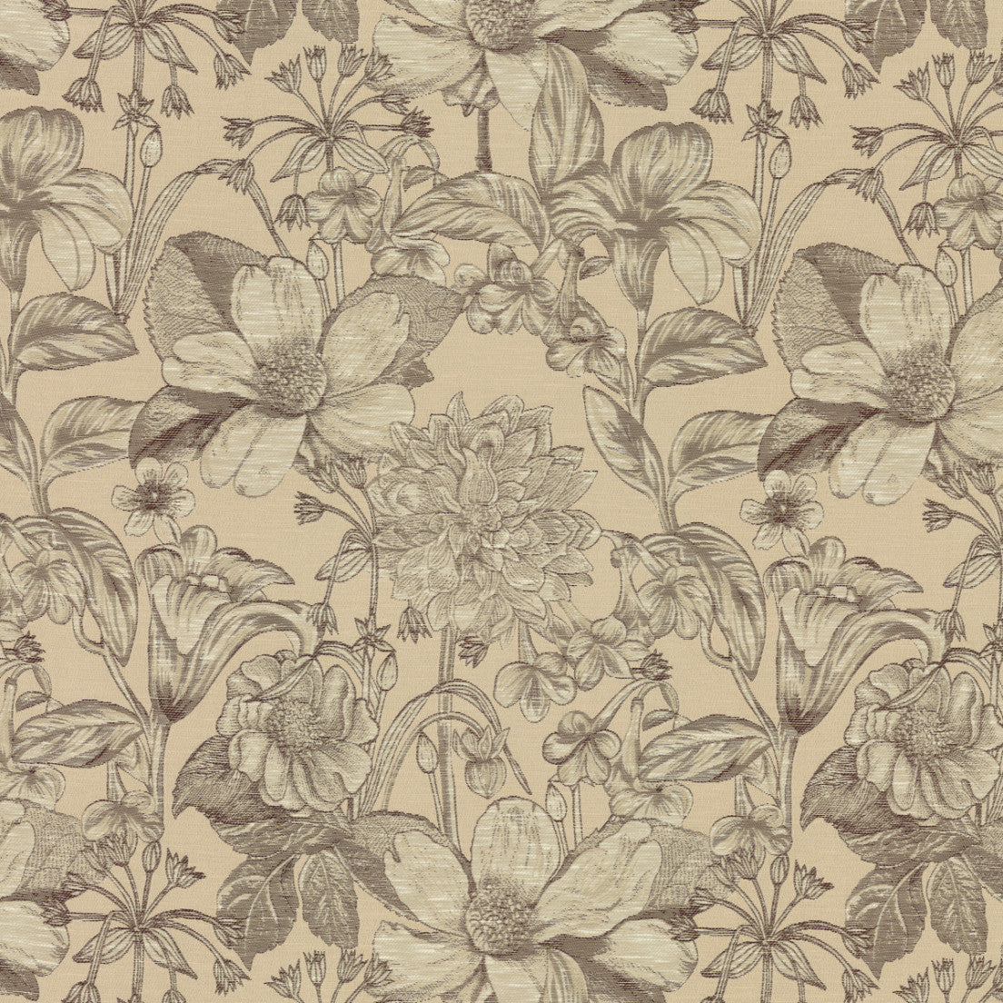 Greenhouse Fabrics S8006 Shell brown multipurpose fabric swatch