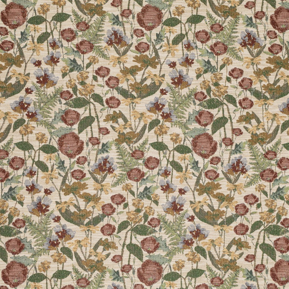 red upholstery fabric swatch