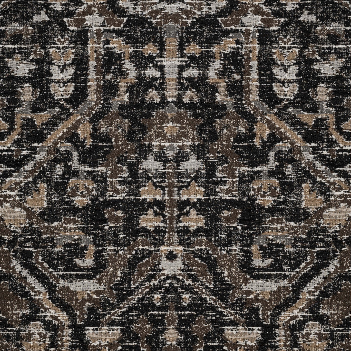 Black upholstery fabric
