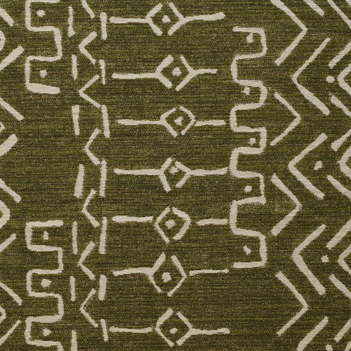 green upholstery fabric swatch
