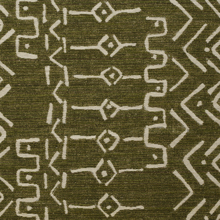 green upholstery fabric swatch