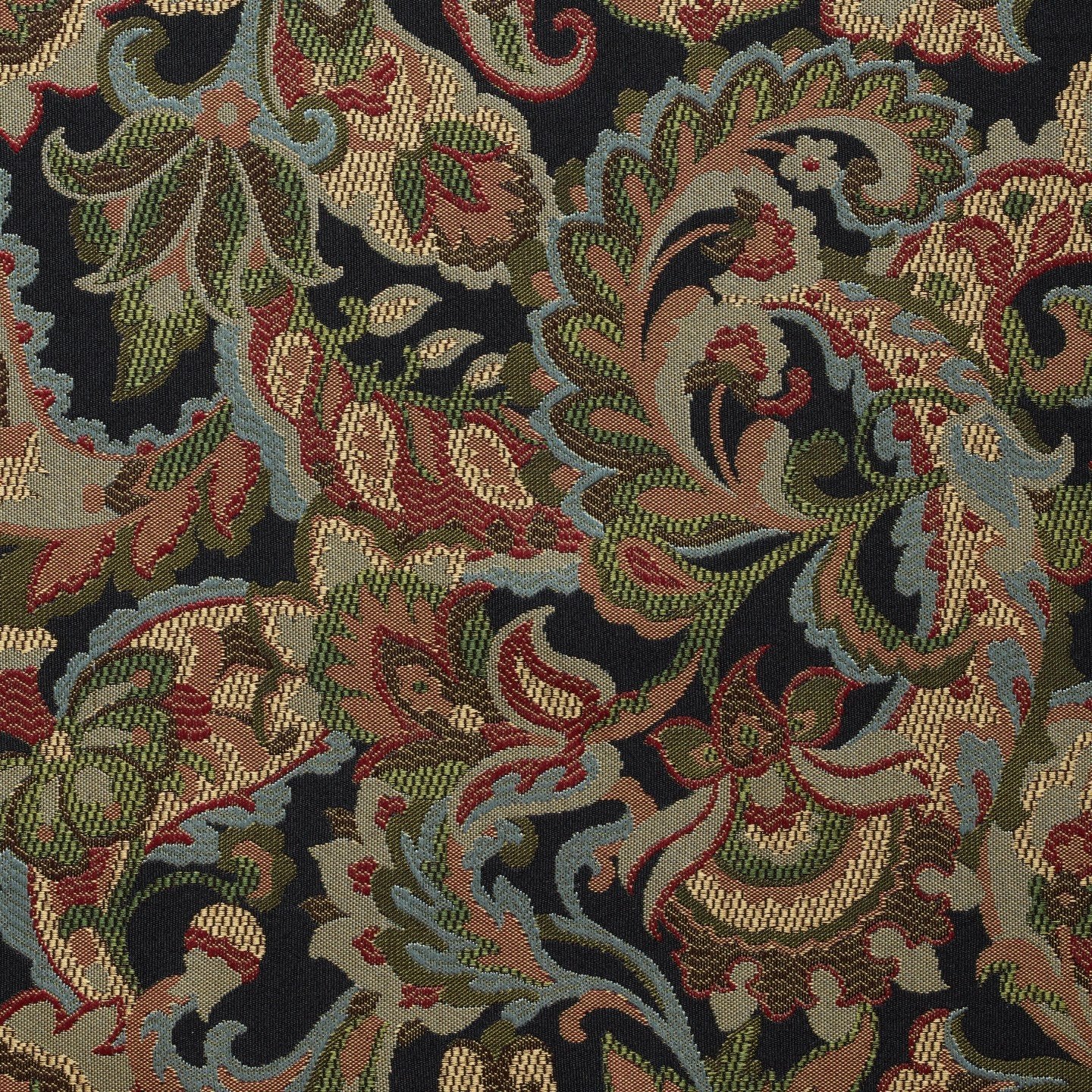 Blue upholstery fabric