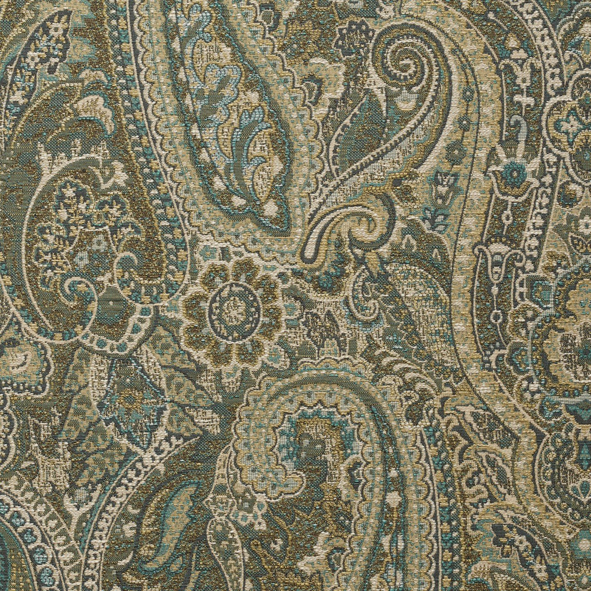 Aqua upholstery fabric