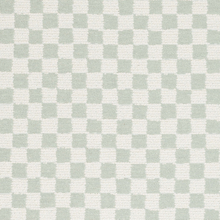 green upholstery fabric swatch