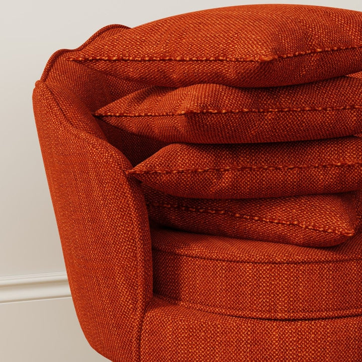 blue upholstery fabric swatch