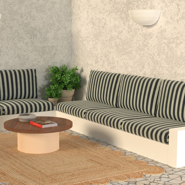 Beige upholstery fabric