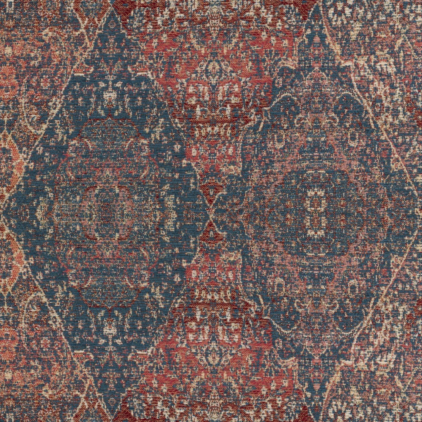 Blue upholstery fabric