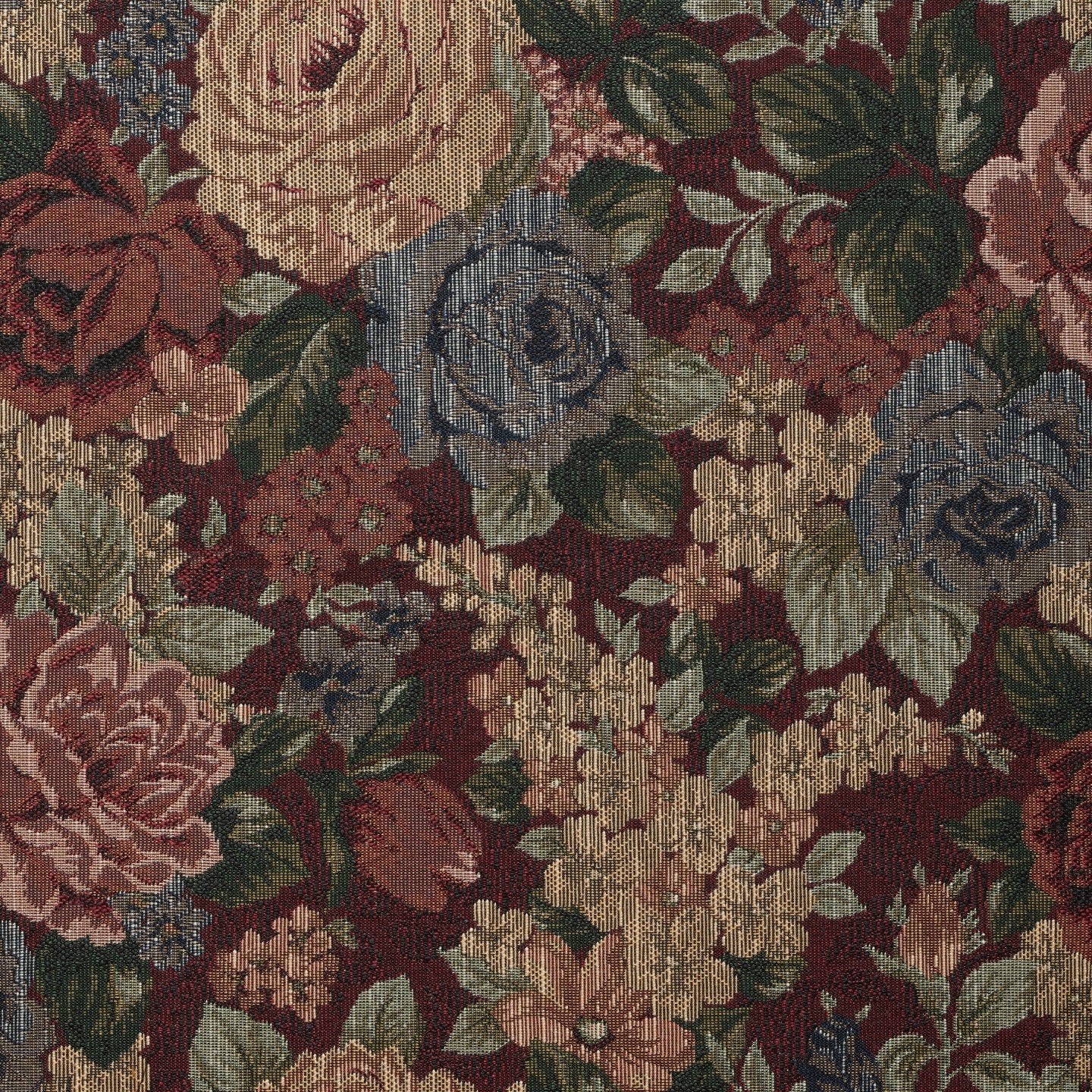 Burgundy upholstery fabric