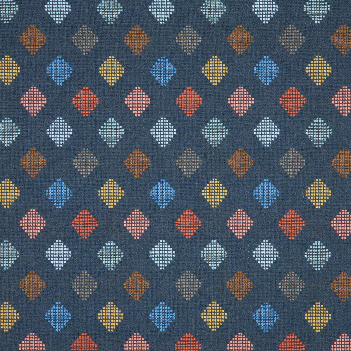 Blue upholstery fabric