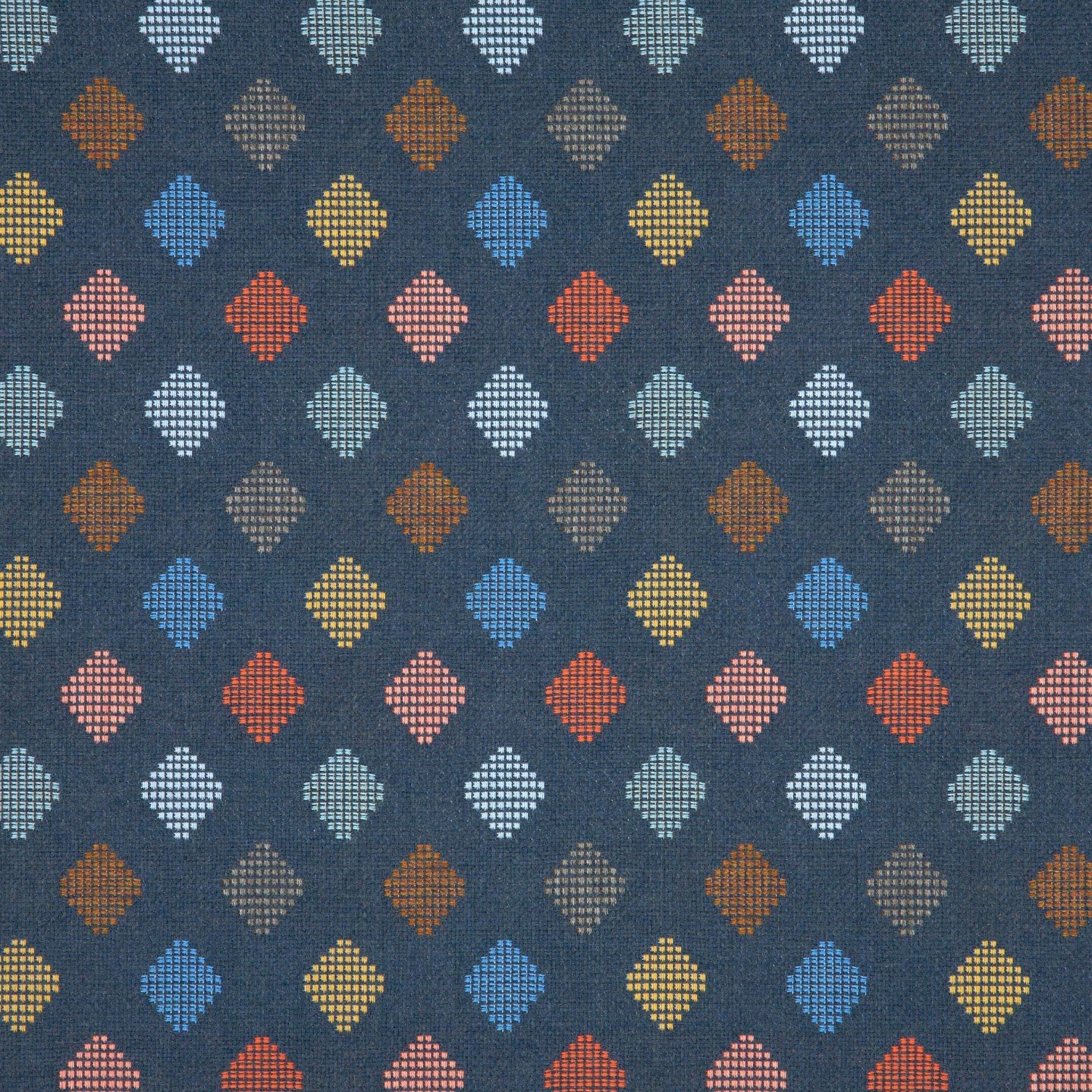 Blue upholstery fabric