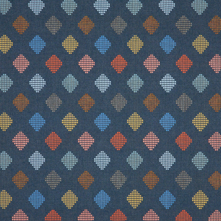 Blue upholstery fabric