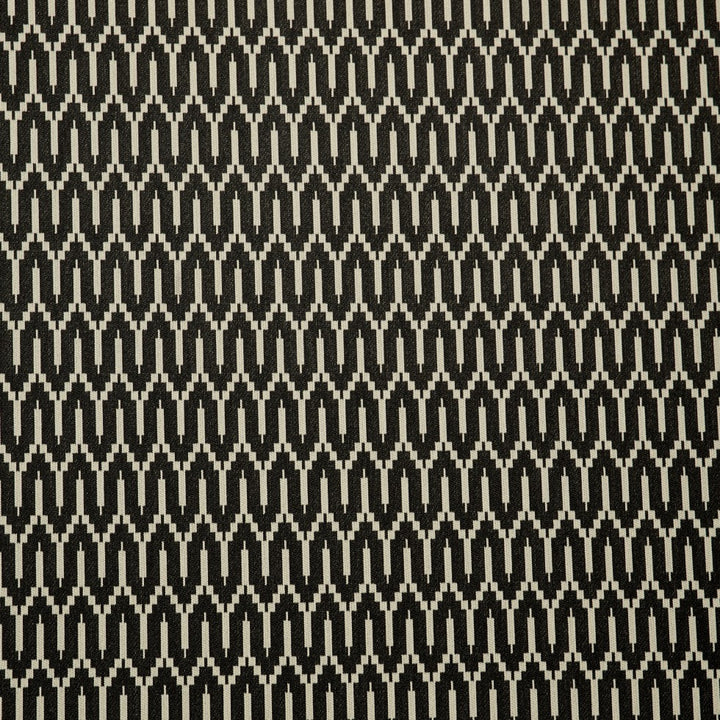 black upholstery fabric swatch