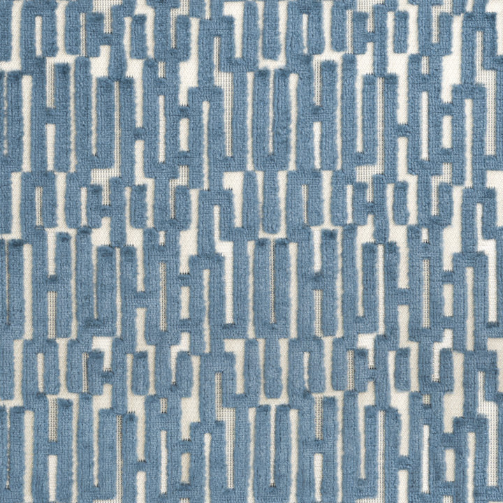 Blue upholstery fabric