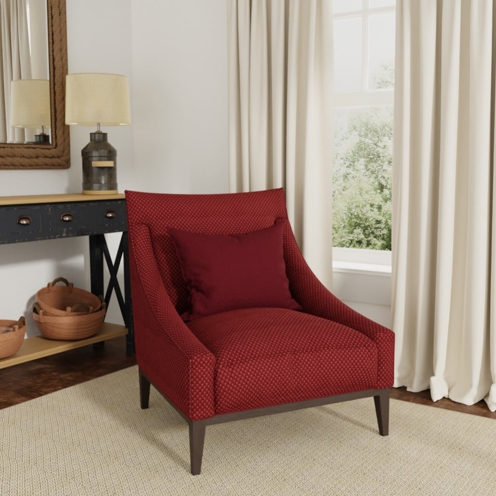 blue upholstery fabric swatch