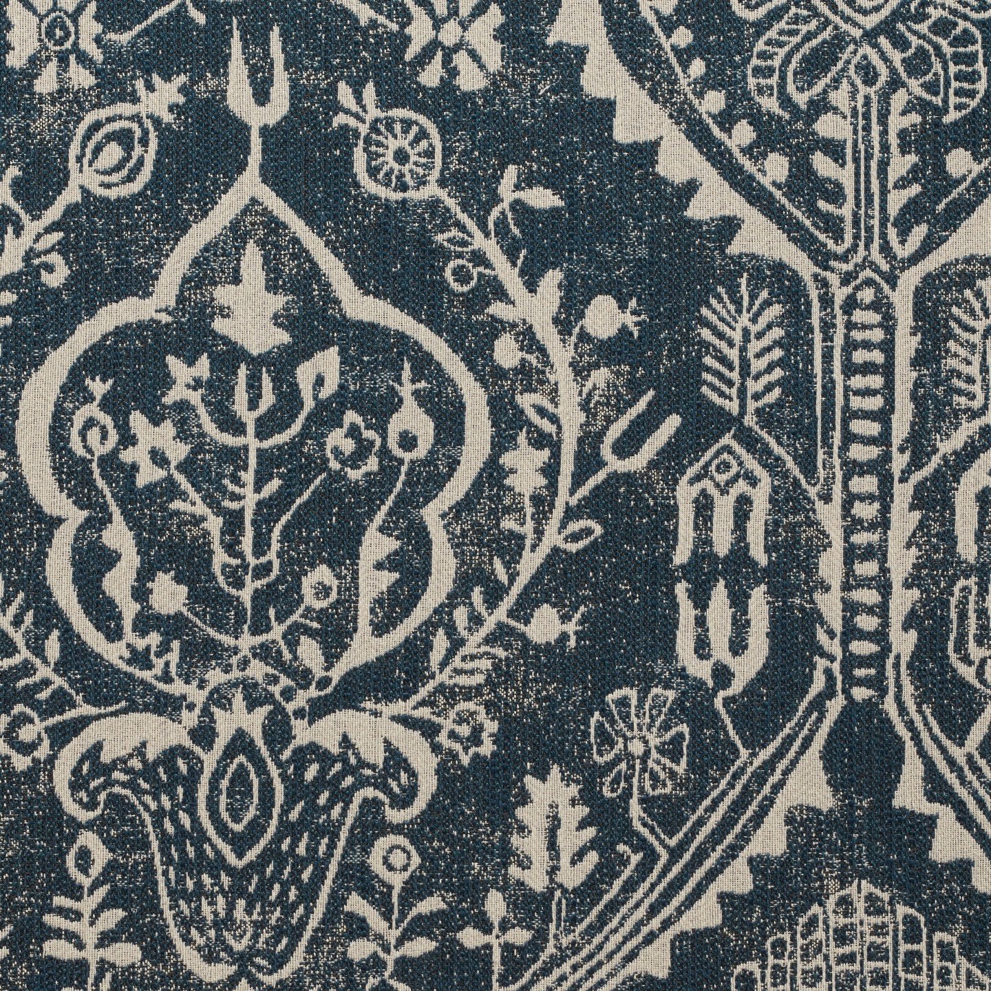 Blue upholstery fabric