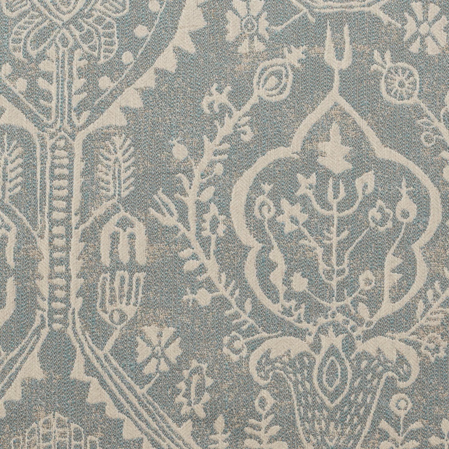 Blue upholstery fabric