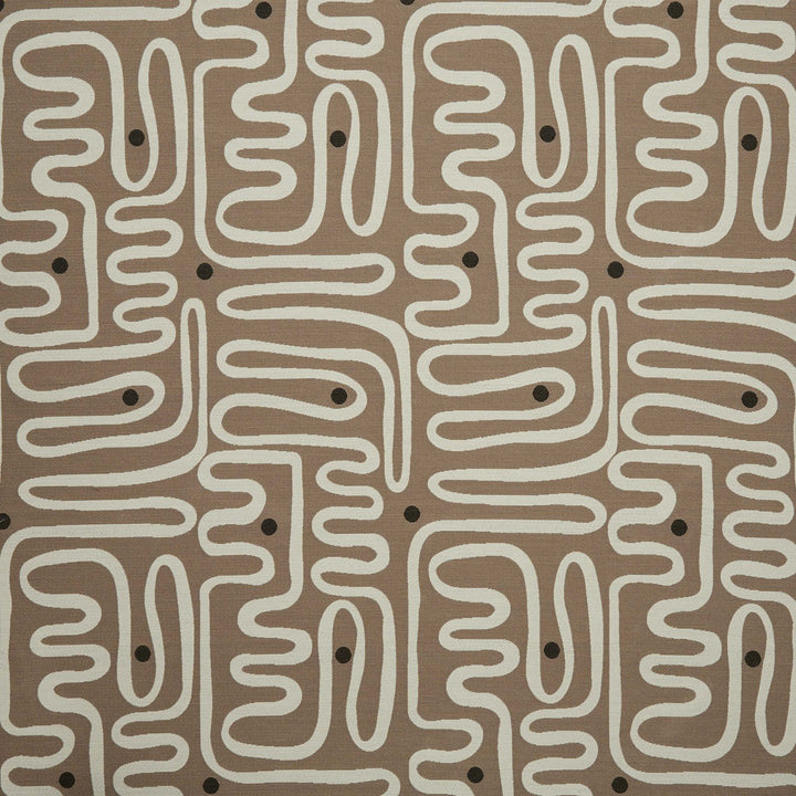 Beige upholstery fabric