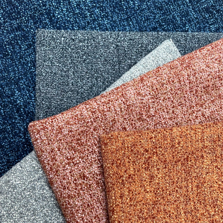 grey upholstery fabric swatch