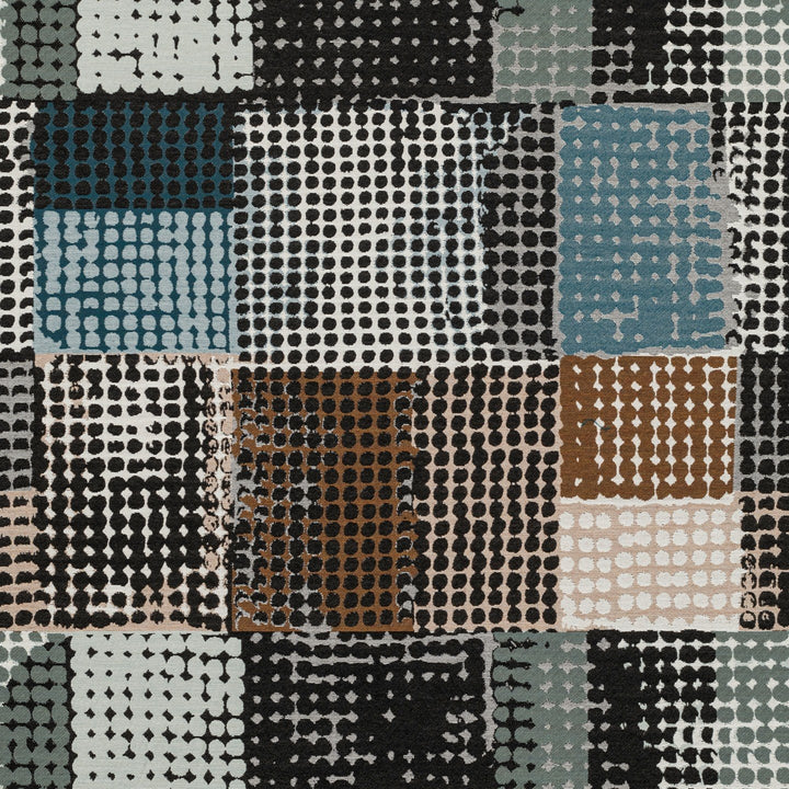 Aqua upholstery fabric