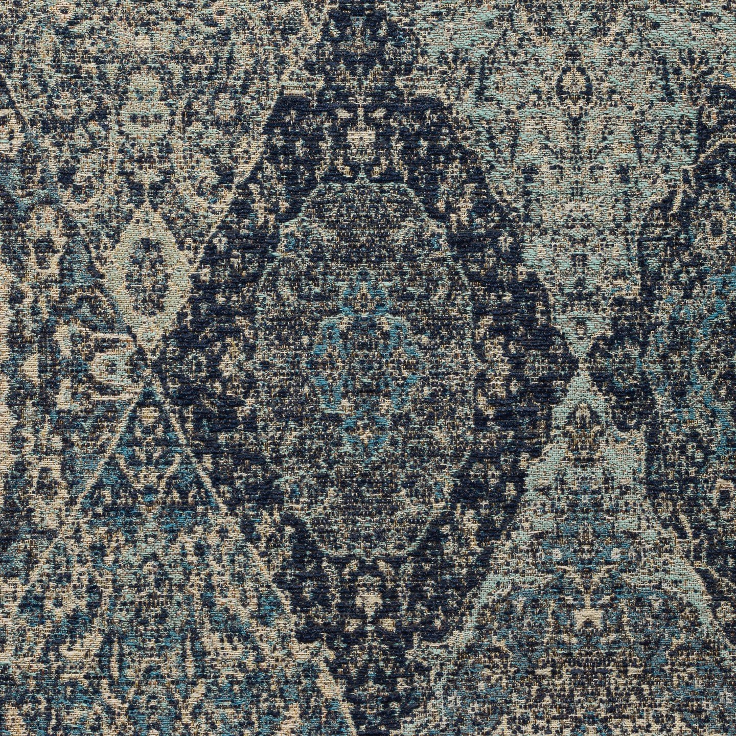 Blue upholstery fabric