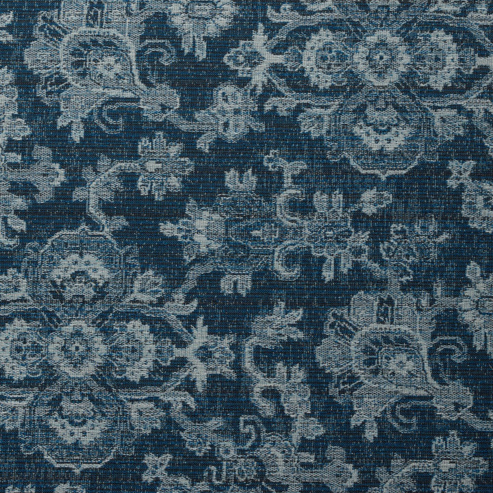 Blue upholstery fabric