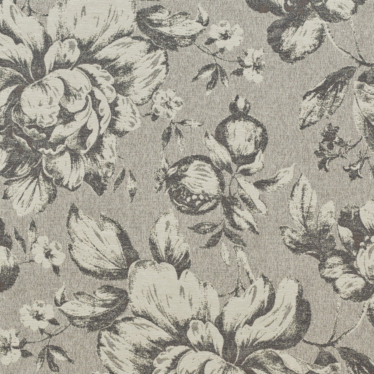 grey upholstery fabric swatch