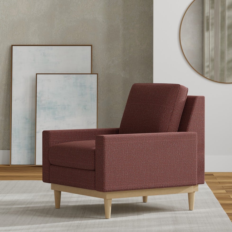 blue upholstery fabric swatch