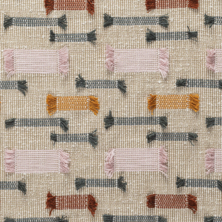Beige upholstery fabric